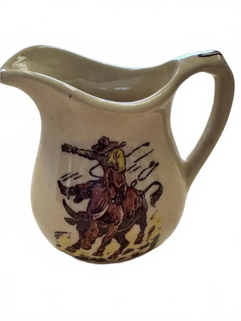 Wallace China Westward Ho Rodeo Mini Creamer Till Goodan